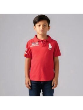 * Polo by Ralph Lauren USA 2010 Olympic Collectible Red Polo Size L (14-16y)